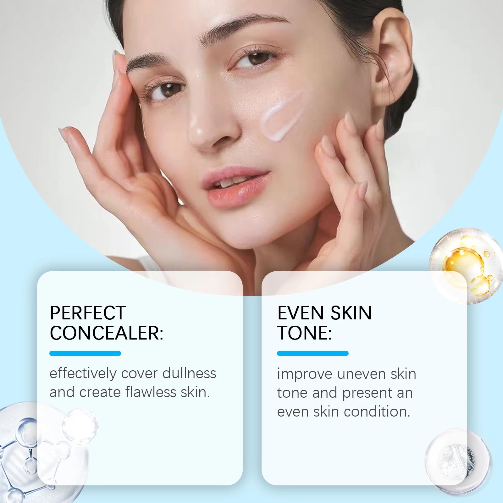 Moisturizing Makeup Primer Deep Hydrating Improve Dry Skin Natural Concealer Base Makeup Lasting Moisturizing Face Primer Cream Zpaxo