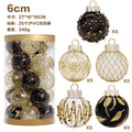 25-Pack 6CM Christmas Ball Ornaments – Festive Tree Decor Christmas Ball Ornaments Zpaxo C