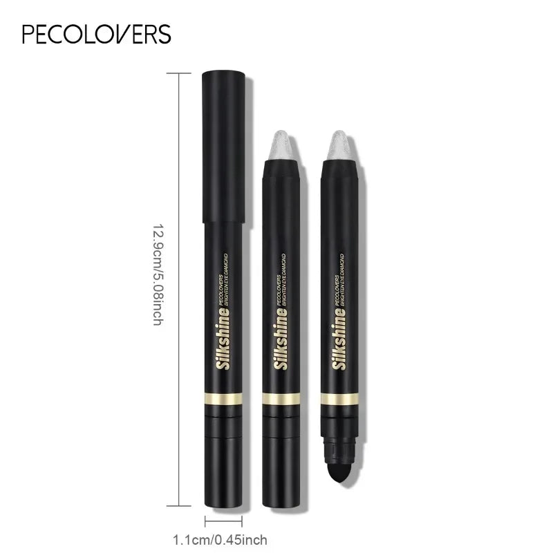 1PC Waterproof, Light To Dark, Eye Contour, Gentle Texture, Easy Makeup Remover, 2-in-1 Eyeshadow Stick, Valentine's Day Gift Zpaxo