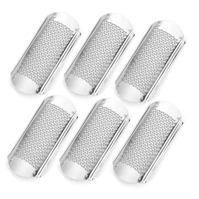 6PCS Foot File Callus Remover Tool for Dead Skin Removal Home Pedicure Tools Foot Callus Remover Feet Heels Grater File Zpaxo 6Pcs small hole
