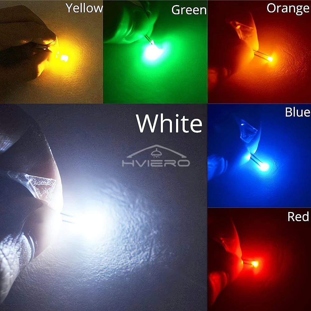 10-Pack 0402 SMD LED Chips – Ultra Bright Multi-Color Diodes SMD LED Chips Zpaxo