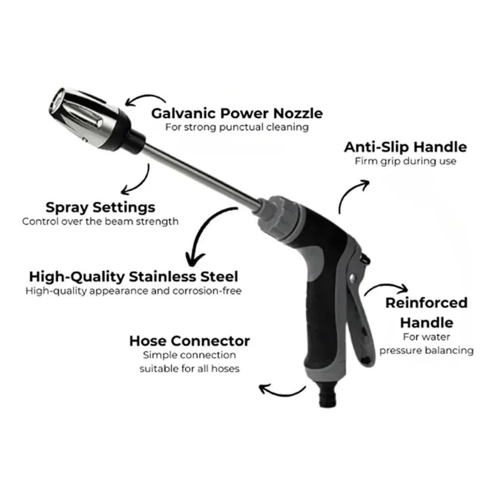 Handheld Pressure Washer 360 Rotating Garden Hose Power Gun
