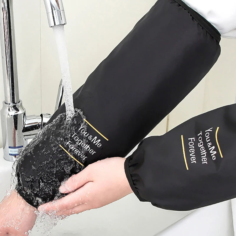 Waterproof PVC Arm Sleeves – Kitchen Cooking & Cleaning (1 Pair)