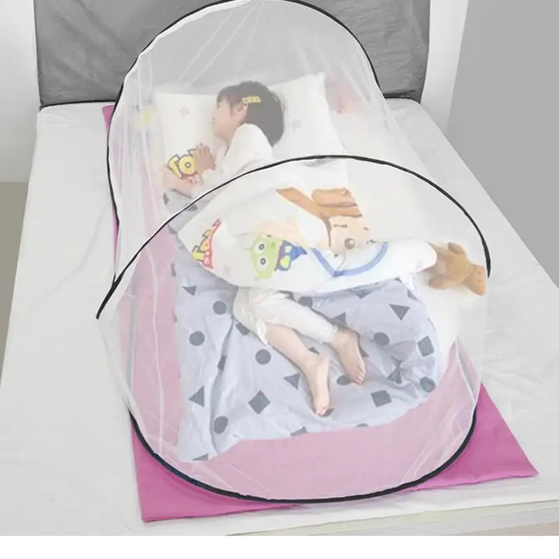 Portable Fly Net Tent Folding Mosquito Nets Ultralight Sleeping Bag Travel Netting Tent Summer Accessories For Camping Traveling Zpaxo