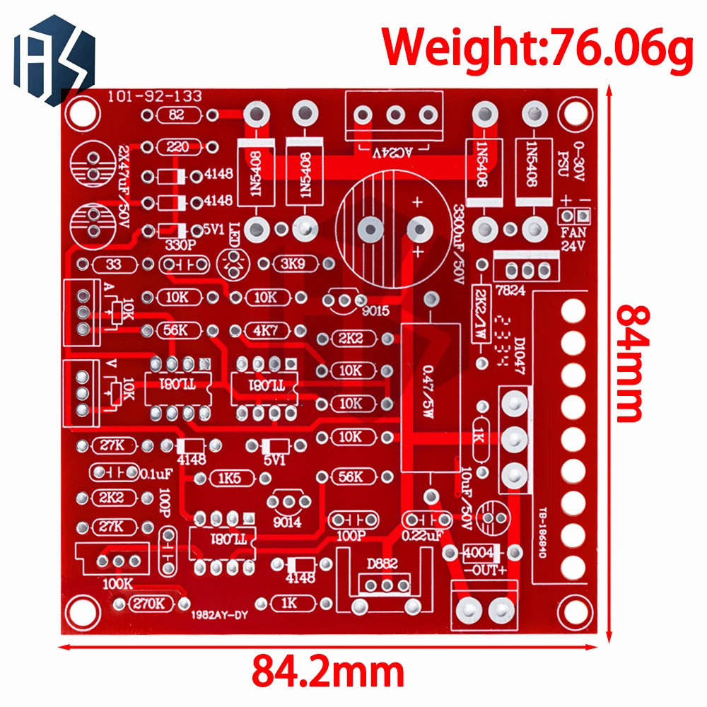 0-30V 2MA-3A Adjustable DC Power Supply Diy Laboratory Short-circuit Zpaxo