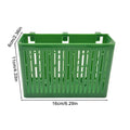 Aquarium Plant Stand Adsorbable Hydroponic Plant Storage Plastic Aquarium Square Hollow Storage Basket Fish Tank Decorations Zpaxo Green 2Pcs