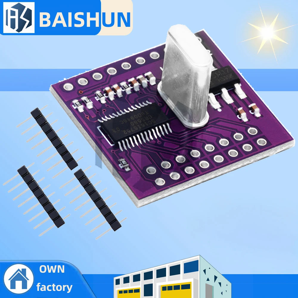 SC16IS752 Dual UART Expansion Board 2.5V/3.3V I2C SPI Interface Serial Converter Module for Arduino Zpaxo SC16IS752 1pc