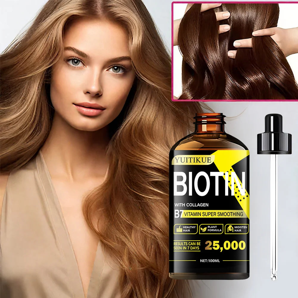 YUITIKUE Biotin Hair Oil – Collagen & Vitamin B7, 100g Biotin Hair Oil Zpaxo