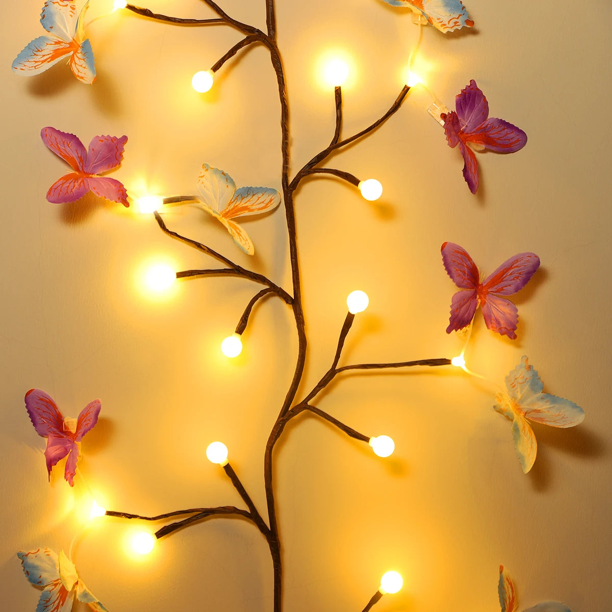 LED Butterfly Tree Vine Lamp Flexible Shape Strip Indoor Wall Zpaxo