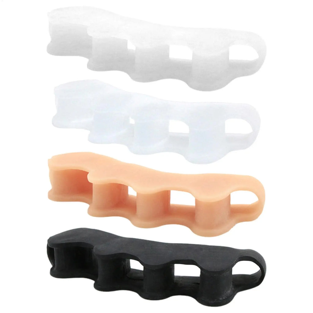 1 Pair Silicone Toe Separator Bunion Corrector Hammer Toe Corrector Soft Silicone Material for Toe Separation Foot Care Tool Zpaxo