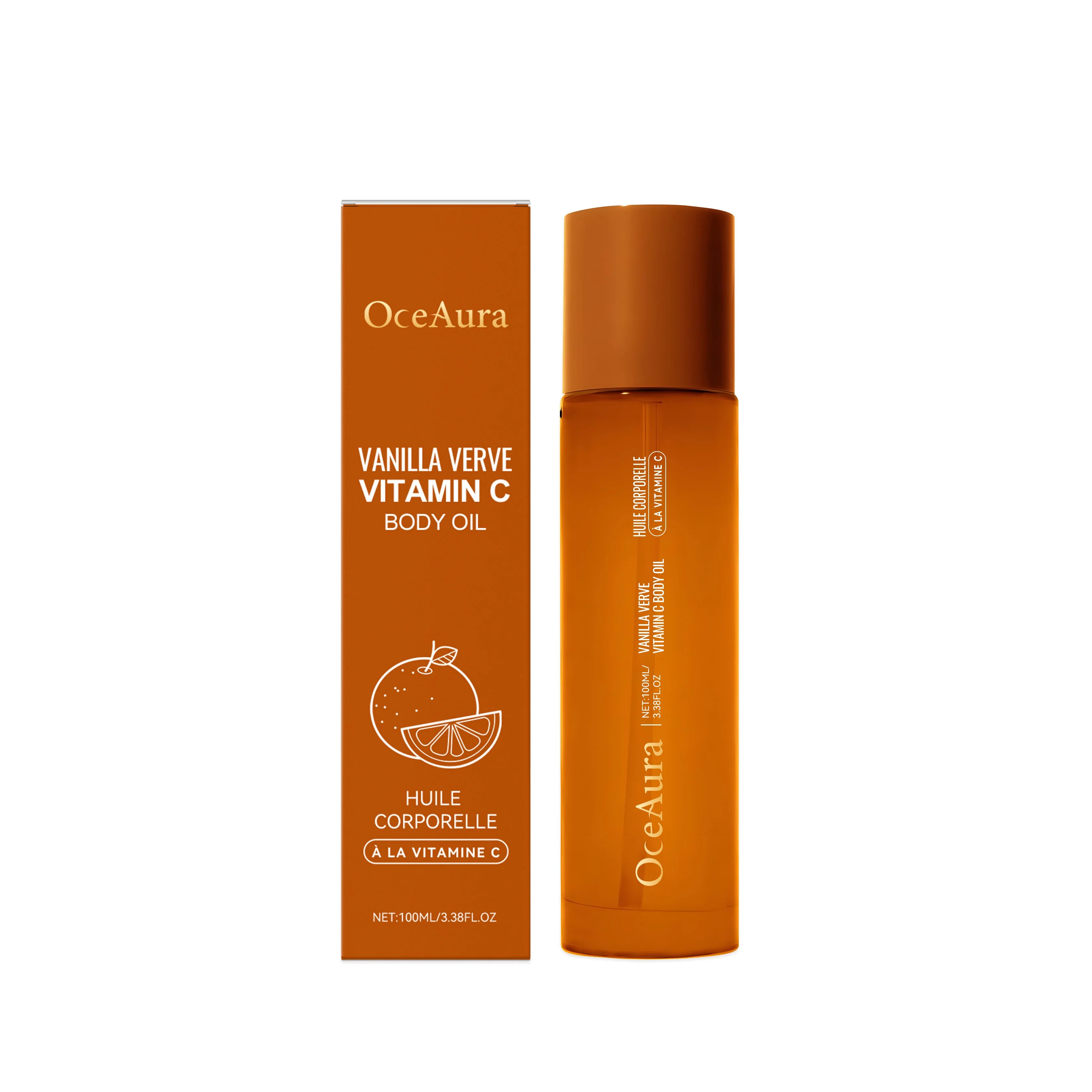 Vitamin C Body Softening Oil Moisturizes Nourishes Repairs And Brightens Dual Effects To Improve Dryness And Darkening Zpaxo 100ml boxed