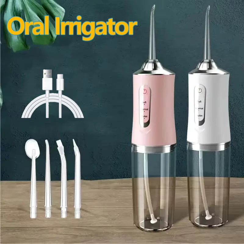 Portable Dental Water Flosser – USB Rechargeable Oral Irrigator Oral Irrigator Zpaxo
