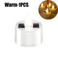 High-quality Reusable Flameless Flickering LED Solar Tealight Candles