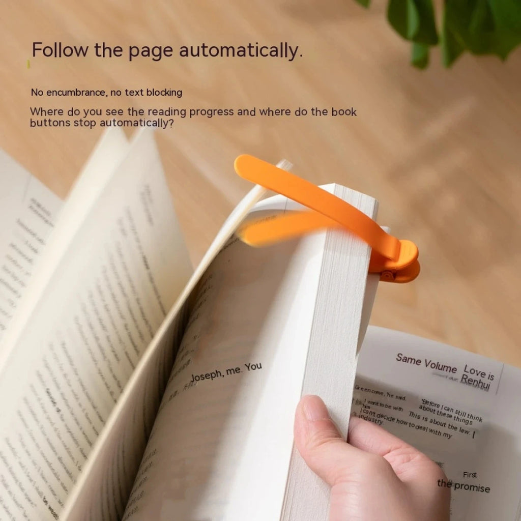 Colorful Silicone Page-Turning Bookmarks – 1/3 Pack