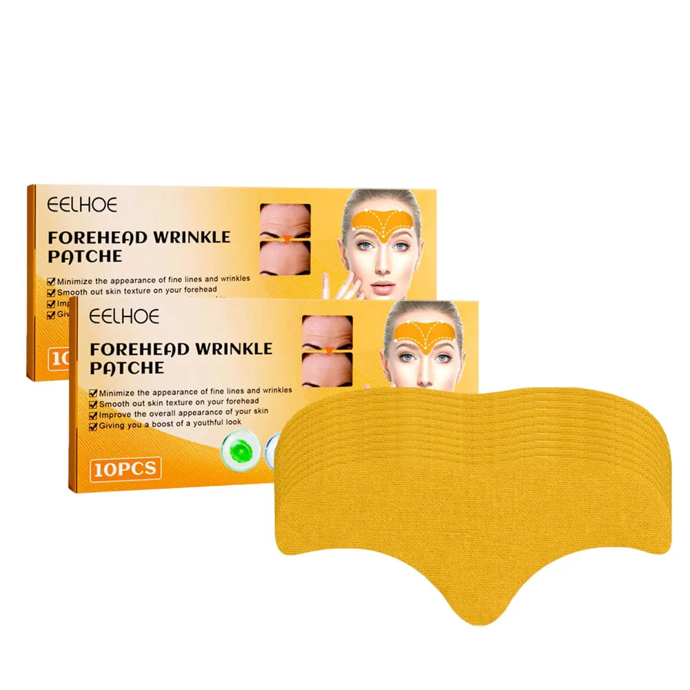 Collagen Forehead Gel Patch Reduces Fine Lines & Firms Skin, Smoothing Wrinkle Treatment Stickers for Women Care Zpaxo 2 Boxes