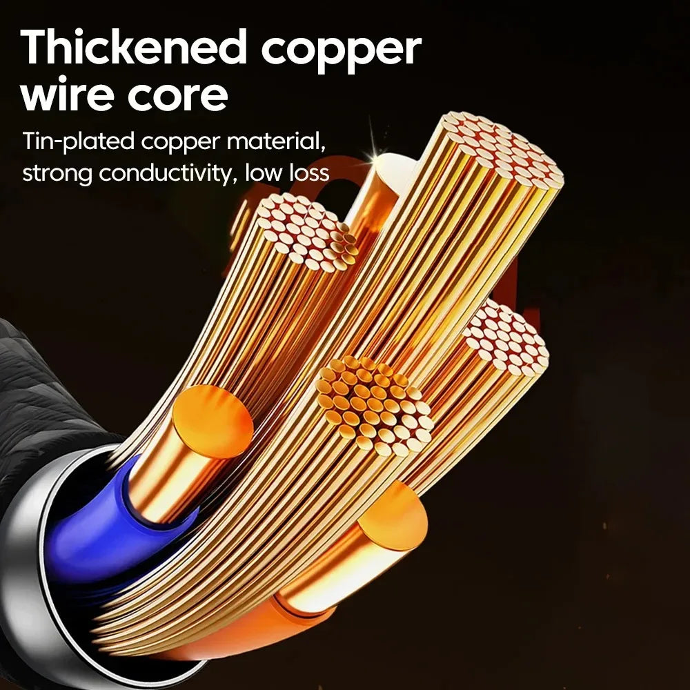 240W USB-C Fast Charging Cable – QC 3.0, LED & PD Universal USB-C Charging Cable Zpaxo