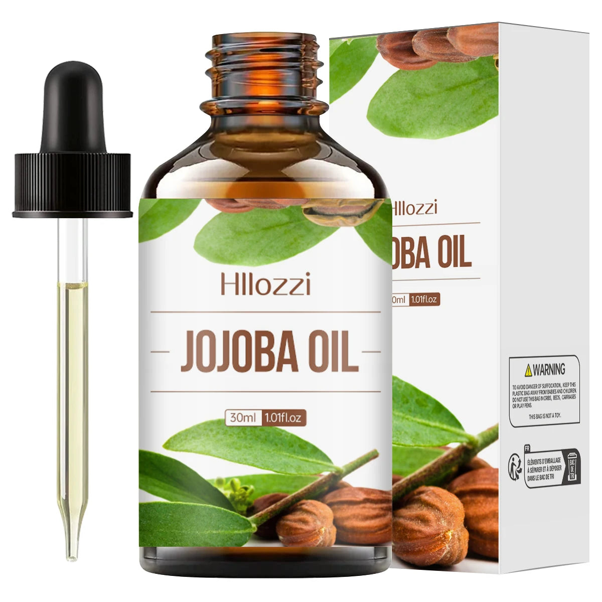 30ml Jojoba Oil Body Care Skin Firming Body Moisturizing Massage SPA Plant Essential Oil Aromatherapy Zpaxo 30ML JOJOBA OIL 30ml