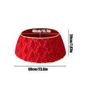 Tree Collar Plush Bohemian Protector Upper Diameter Christmas Stand