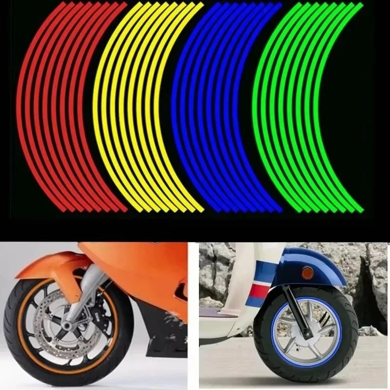 Reflective Wheel Rim Stripe Tape – Motorcycle & Bike Stickers