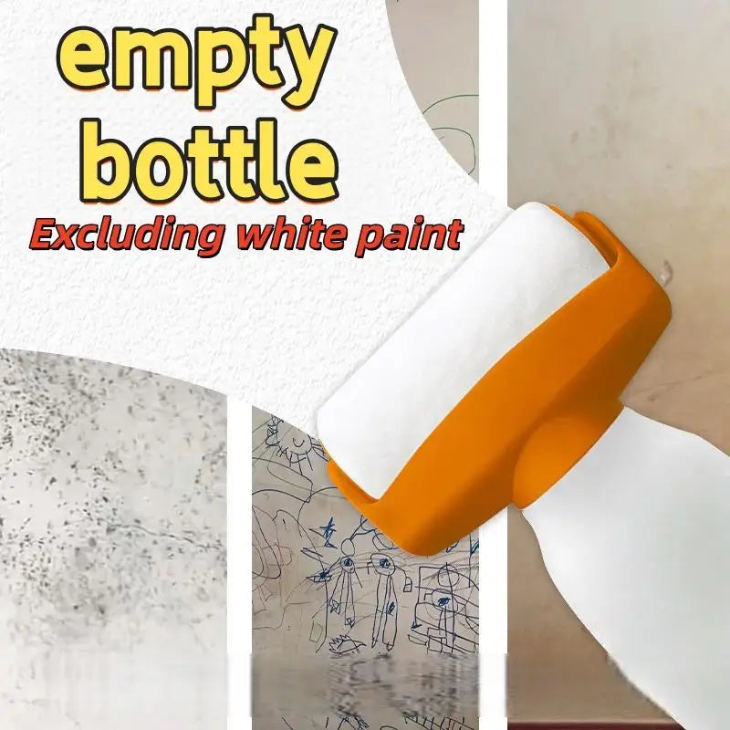 1Pcs Wall Repair And Touch-Up Tool Reusable 350ml Paint Roller Brush Water Based Latex Paint Plastic Bottle DIY Accessories Zpaxo