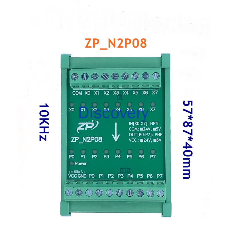 Custom 16-channel NPN to PNP Module Signal Isolation Conversion Module PLC Sensor Polarity Conversion IO Level Zpaxo