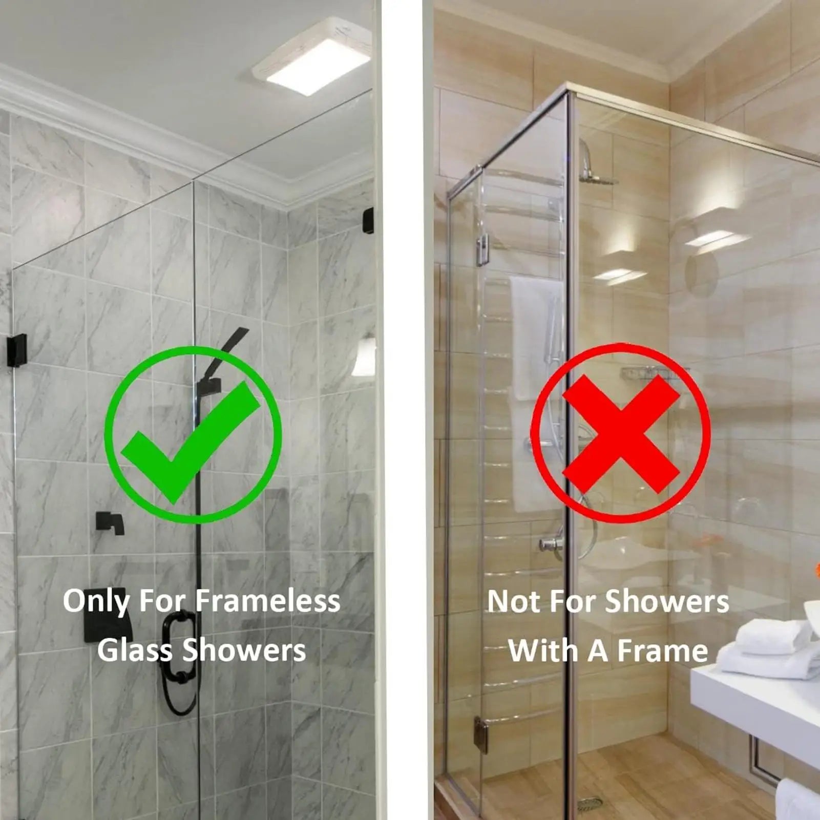 Shower Towel Hooks Glass Acrylic Door Space-saving Clothes Towels
