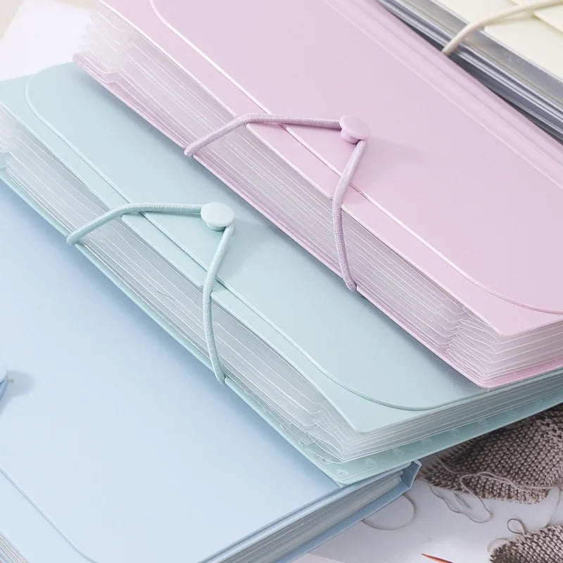 Nail Stamper Plates Storage Book Foldable Dust-proof