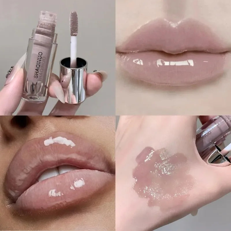 Black Gothic Lip Gloss Mirror Moist Matte Pure Silver Fine Flash