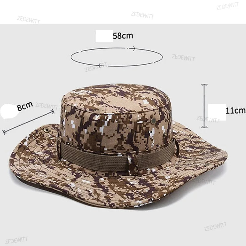 Wide Brim Sun Hat UPF 50+ | Fishing Hiking Cap Men Women