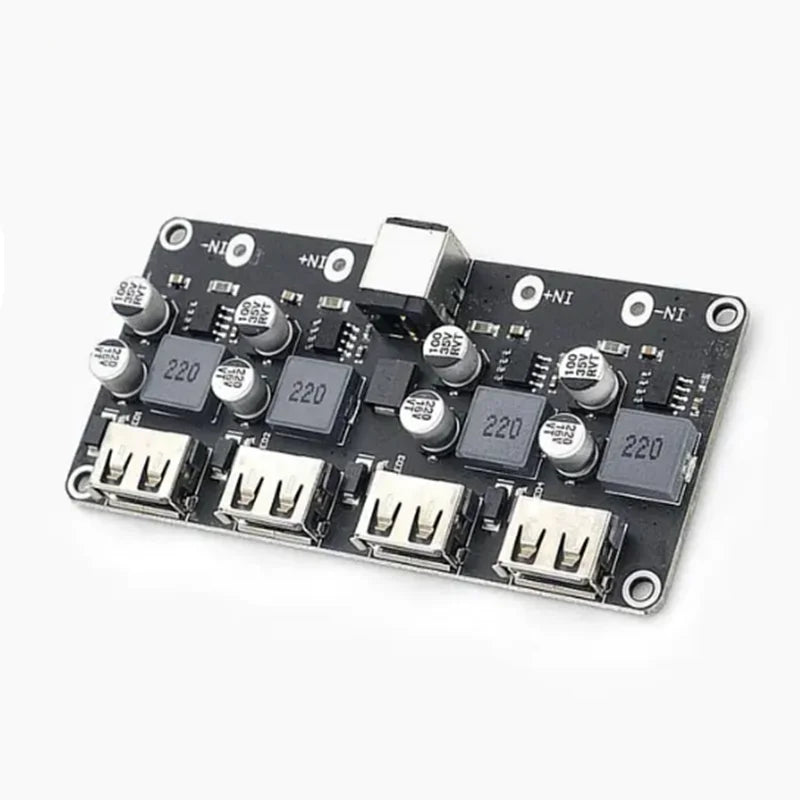 DC voltage reduction module QC2.0 QC3.0 fast charging USB mobile phone charging board supports Apple Huawei FCP Zpaxo 4 Road