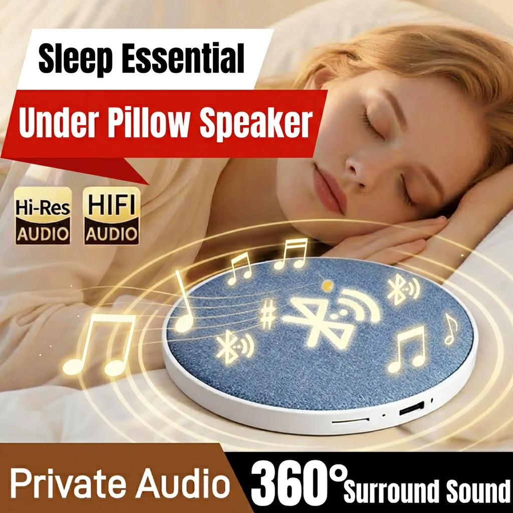 2026 Wireless Pillow Speaker Sleep Aid Surround Sound Bluetooth 5 4