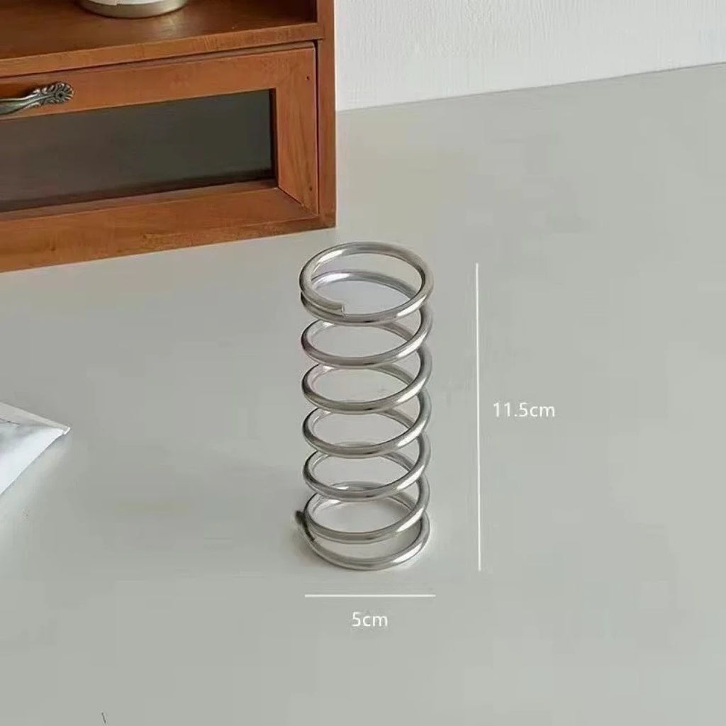 Stainless Steel Toothbrush Holder Bathroom Accessories Tool Toothpaste Makeup Brush Storage Rack Home Decoration Brush Holder Zpaxo S 1PCS