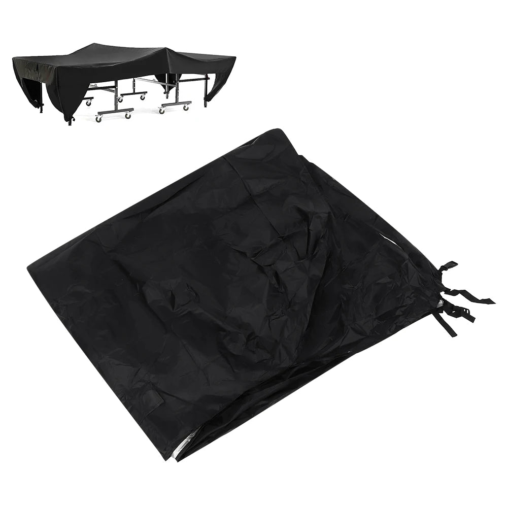 Table Tennis Table Cover Outdoor Courtyard Patio Waterproof Dust Proof Ping Pong Tables Terrace Long Tables Cover 280*153*73cm Zpaxo