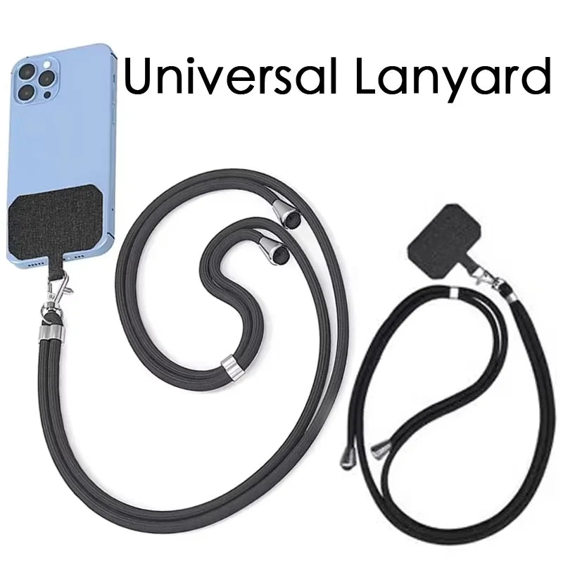 Universal Phone Lanyard Adjustable Detachable Cord Straps Mobile