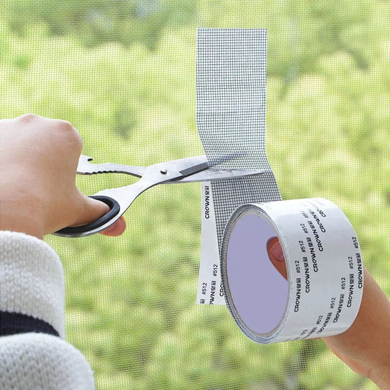 Fix Net Window Home Adhesive Anti Mosquito Fly Bug Insect Repair Screen Wall Patch Stickers Mesh Window Screen Window Net Mesh Zpaxo