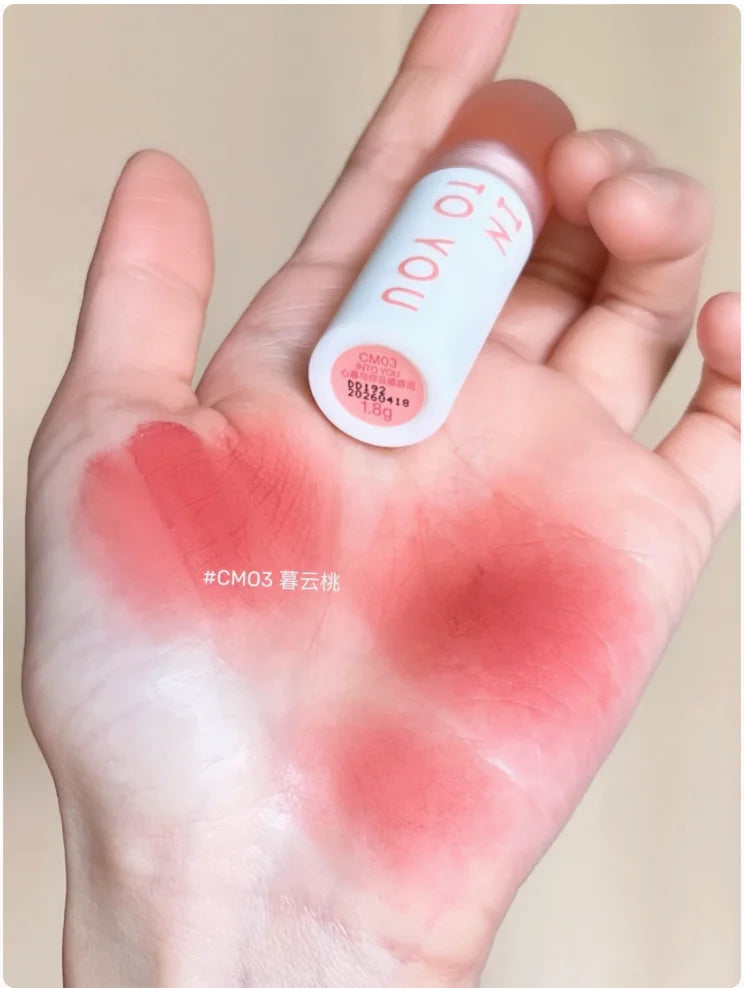 Into You Cloudy Lip Tint Air Mud Bare Matte Lipstick Intoyou Zpaxo