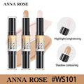 Double-ended Face Foundation Concealer Pen Highlighter Waterproof Zpaxo 01