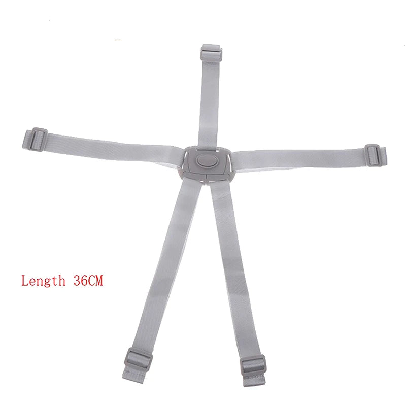 Buckle Baby Universal 5 Point Harness High Chair Safe Belt Seat Belts For Stroller Pram Buggy Children Kid Pushchair Zpaxo