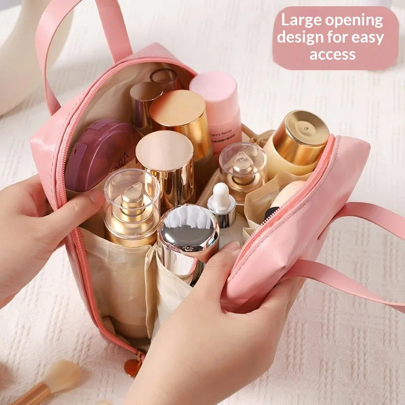Shell Handheld Makeup Bag – Large Capacity Waterproof Cosmetic Cosmetic Storage Bag Zpaxo