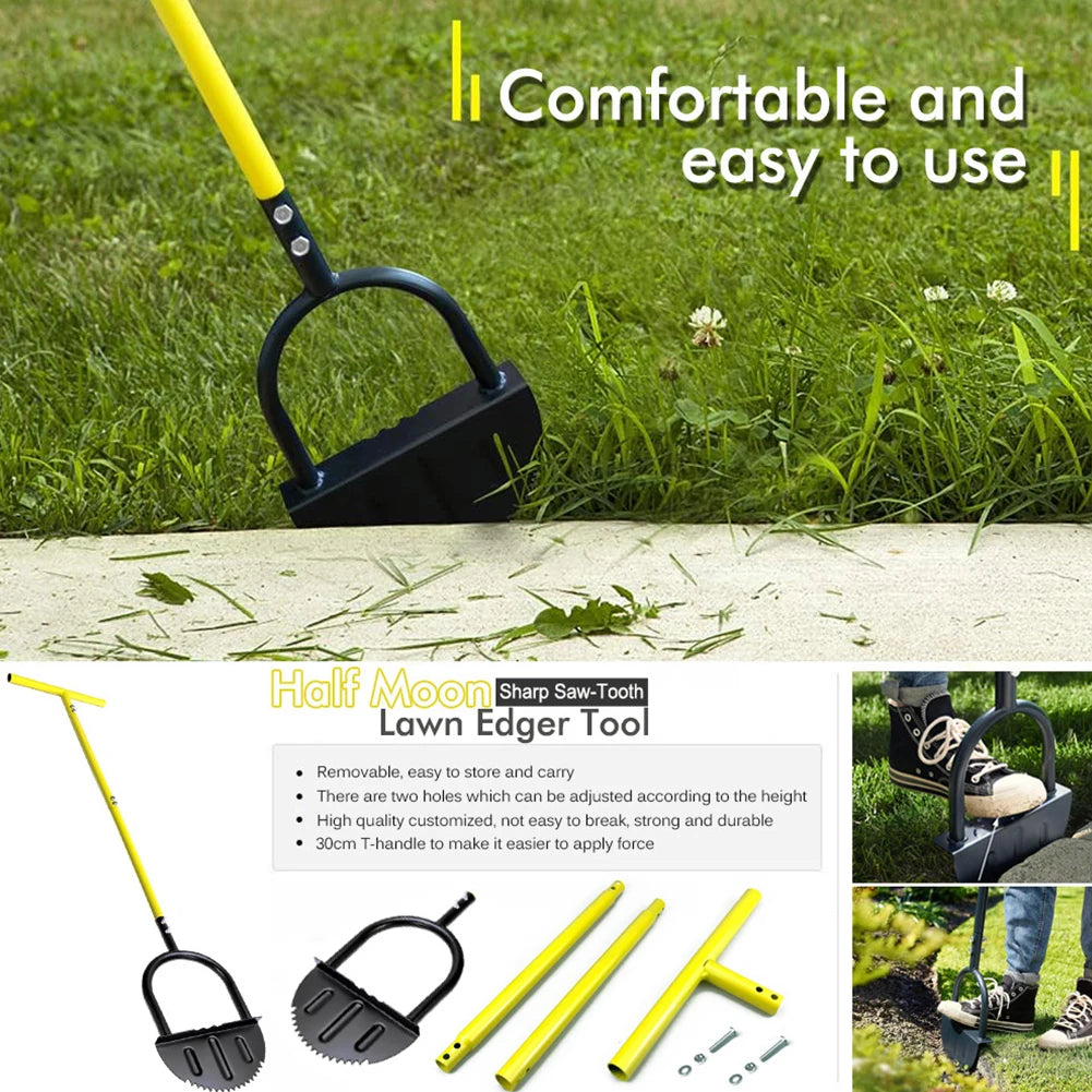 Edger Trimming Shovel Half Moon Lawn Mowing Weeding Tools Machine