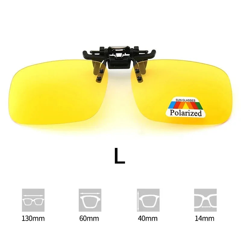Polarized Clip-On Sunglasses UV400 – Driving & Outdoor Shades