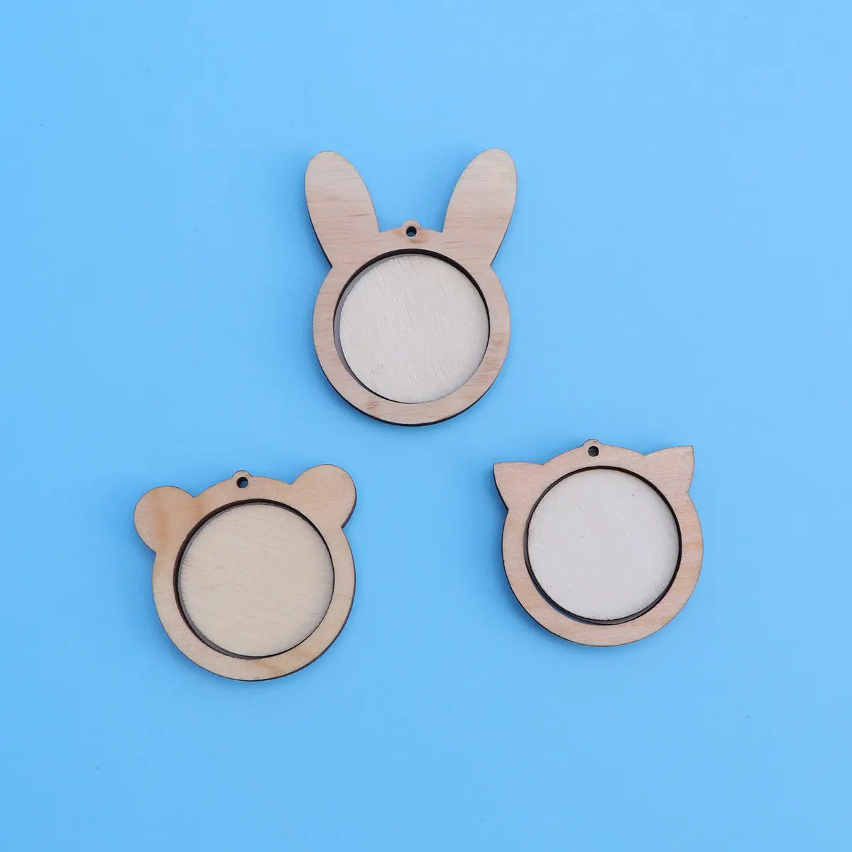 Mini Wooden Embroidery Hoops Eco-friendly Smooth Refined Wood Cross
