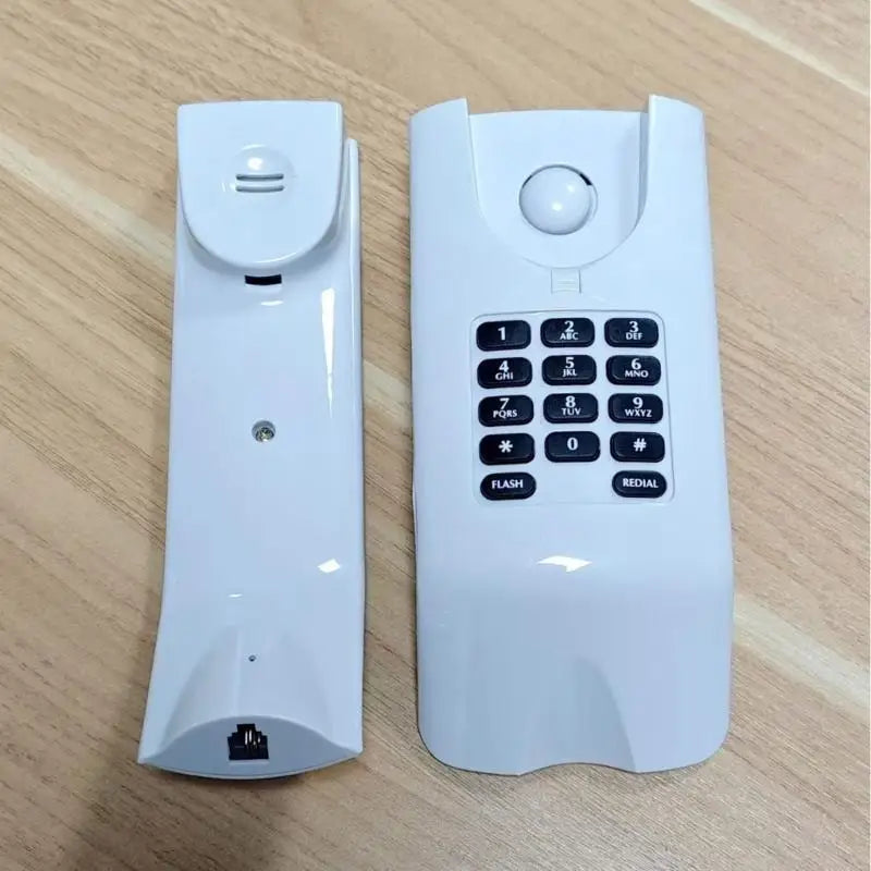 652F Corded Phone Wall Mountable Telephone Desktop Fixed Landline Zpaxo