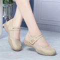 Womens Beige Mesh Mary Jane Sneakers Adjustable Strap Chunky Sole Zpaxo MYQ1136 White 38 China Mainland
