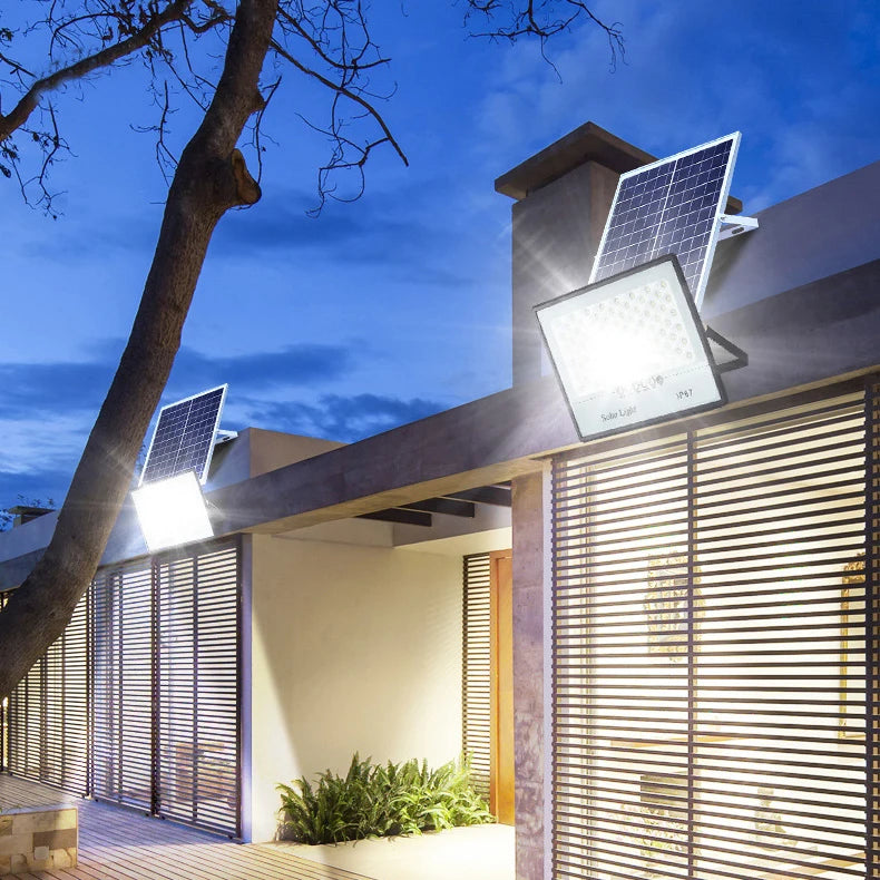 18000LM LED Solar Flood Lights Street Lamp Outdoor Waterproof Remote Zpaxo