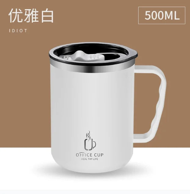 304 Stainless Steel Water Bottle Double Layers Coffee Mug Milk Cup
