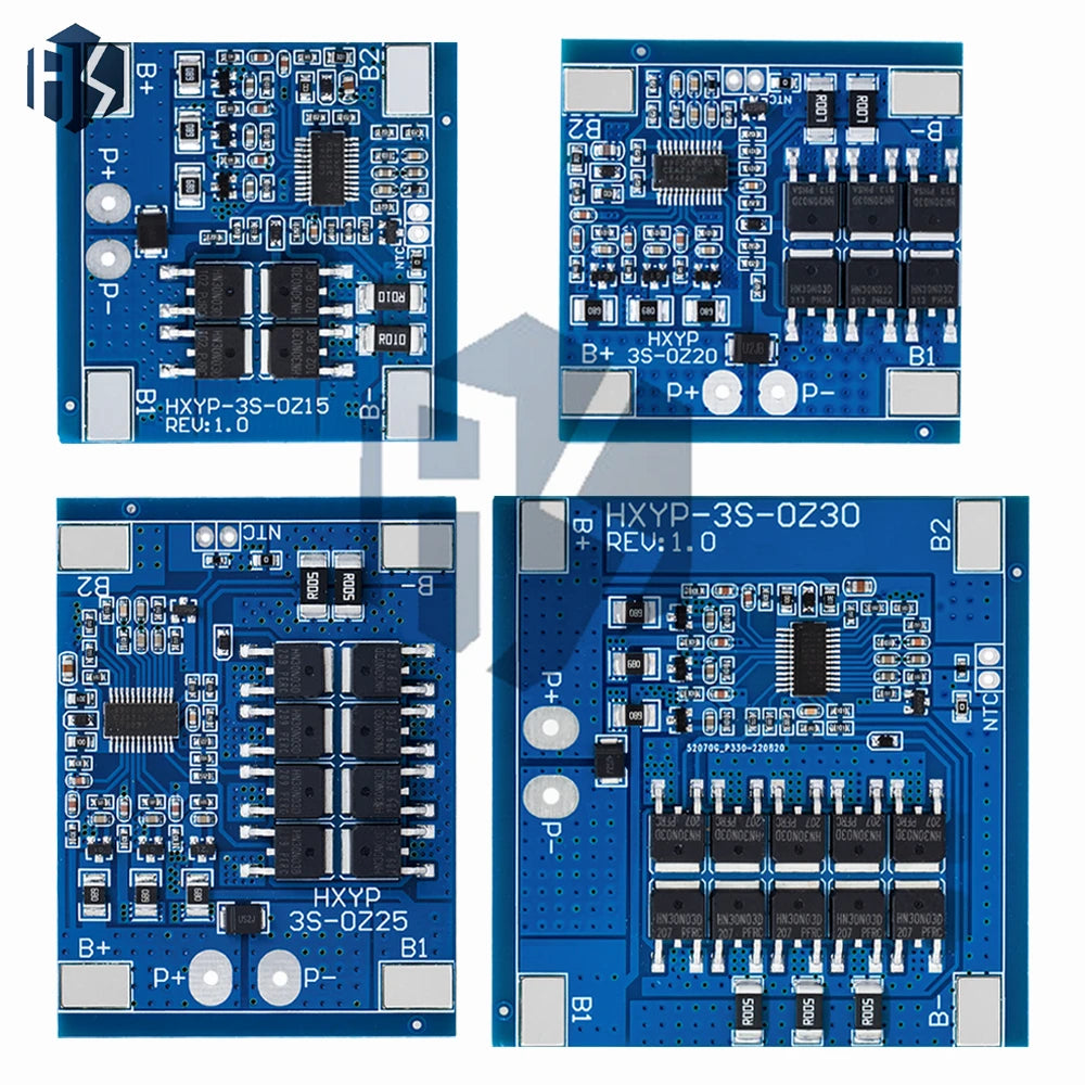 3S 15A 20A BMS Protection Board 11 1V 12 6V Li-ion Battery Module Zpaxo