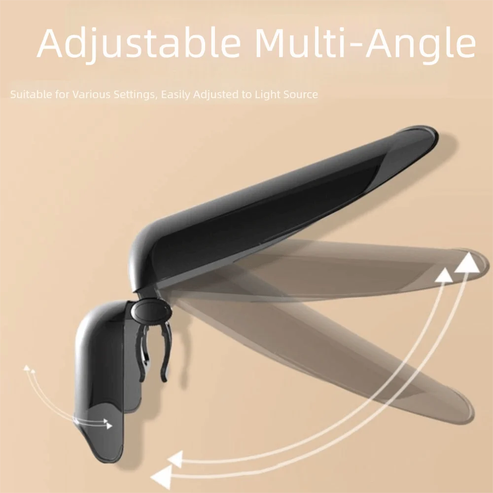 Adjustable Angle Sun Hat Phone Mount Shade Rainproof Clip Mobile Zpaxo