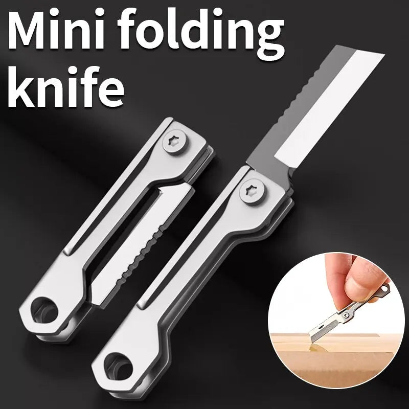 Mini Folding Pocket Knife – Stainless Steel Keychain EDC Tool Folding Pocket Knife Zpaxo