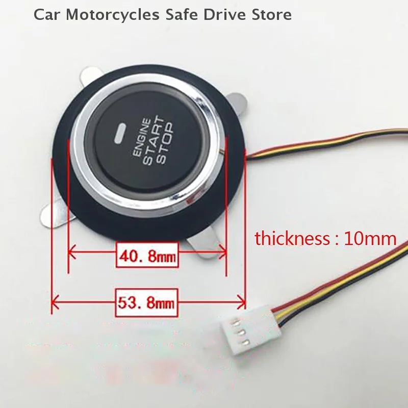 CMHot 12V Auto Replacement Car Engine Start Stop Push Button Keyless